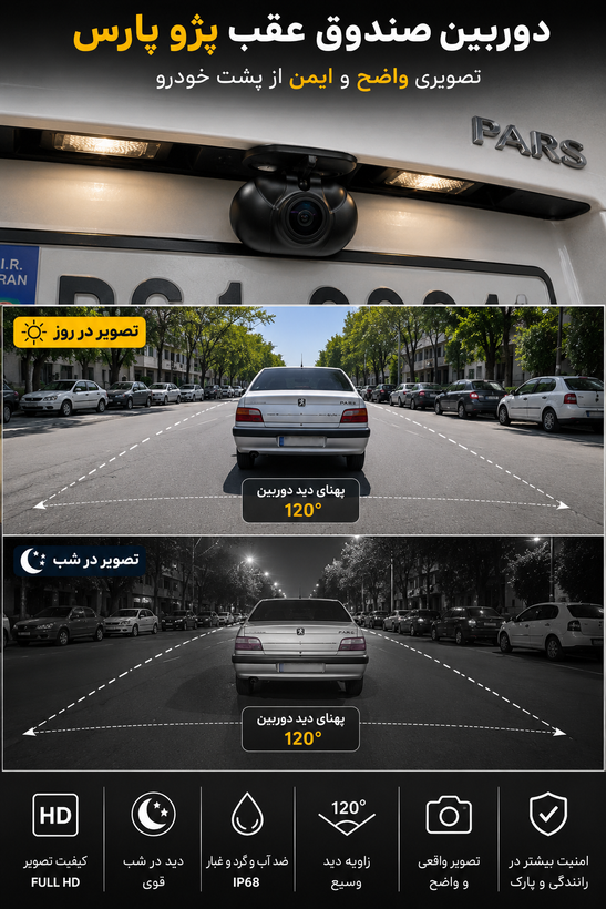 دوربین ماشین با سنسور دید در شب Owltech